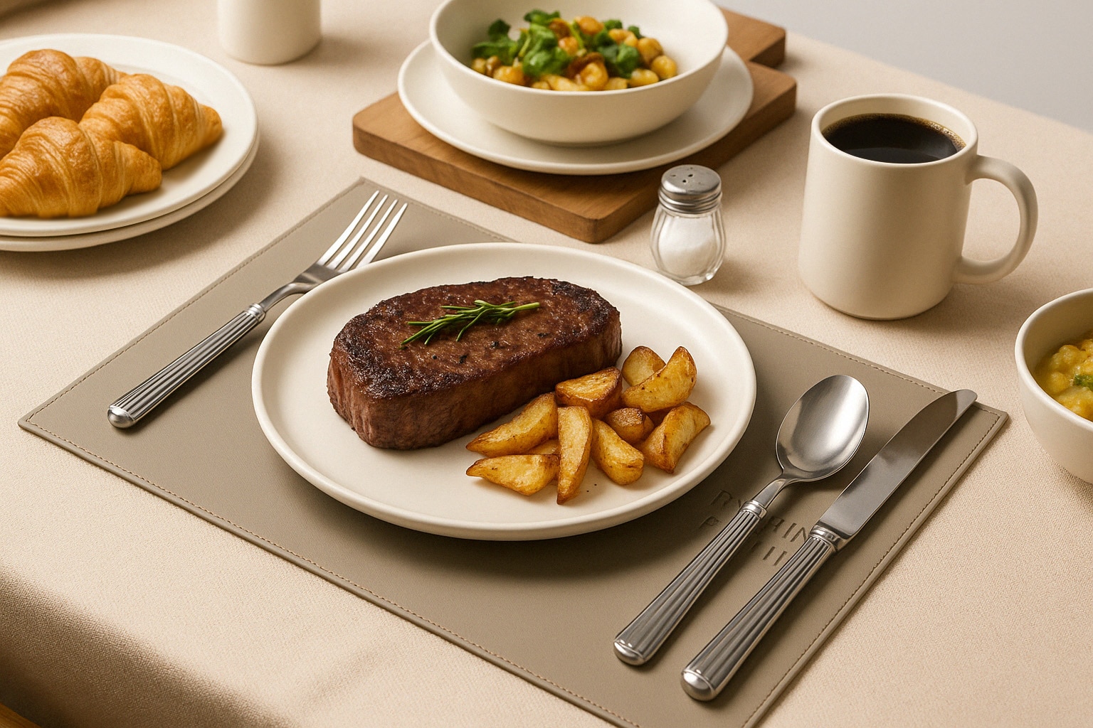 12-Piece Stoneware Dinnerware Sets With Mugs | Microwave & Dishwasher Safe | Non-Toxic Dinner Plates Bowls Set | Stackable Matte Glaze Kitchenware For 3_voghion.com